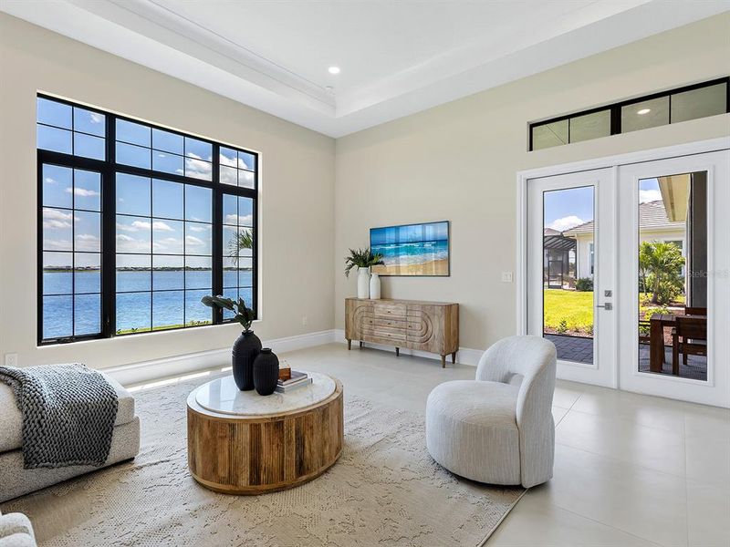 Furnished interior view inside a new home in , Sarasota (Image 11).