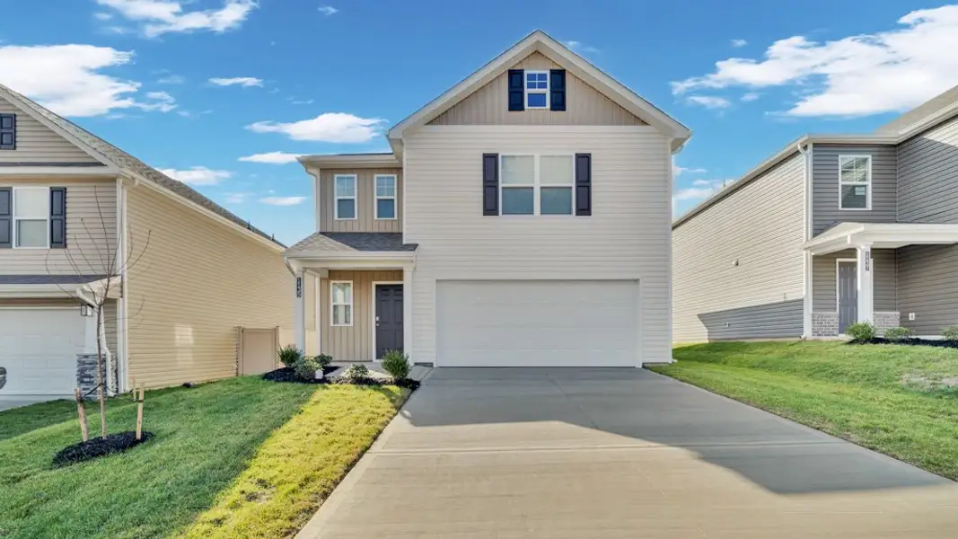 Front exterior of a new home in Stockyard, Statesboro, GA, highlighting curb appeal (Image 1). Front exterior of a new home in Stockyard, Statesboro, GA, highlighting curb appeal (Image 1).