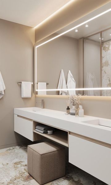 Furnished interior view inside a new home in , Fort Lauderdale (Image 26).