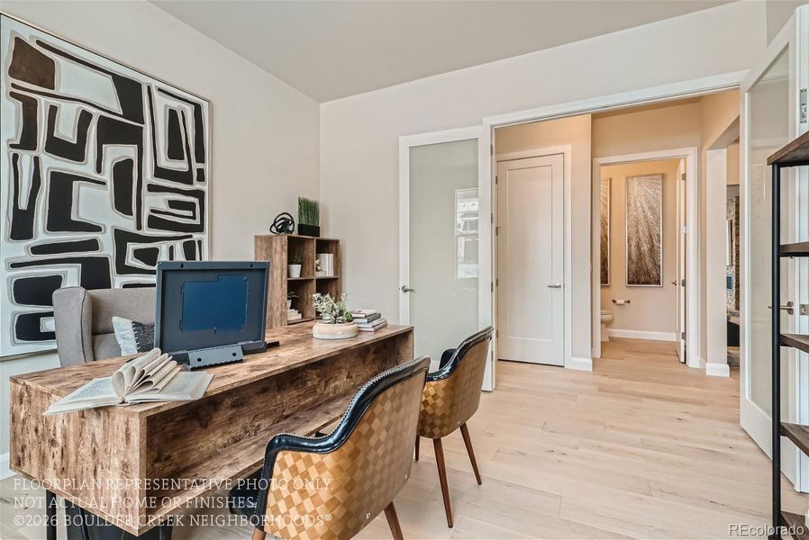 Furnished interior view inside a new home in , Broomfield (Image 9).