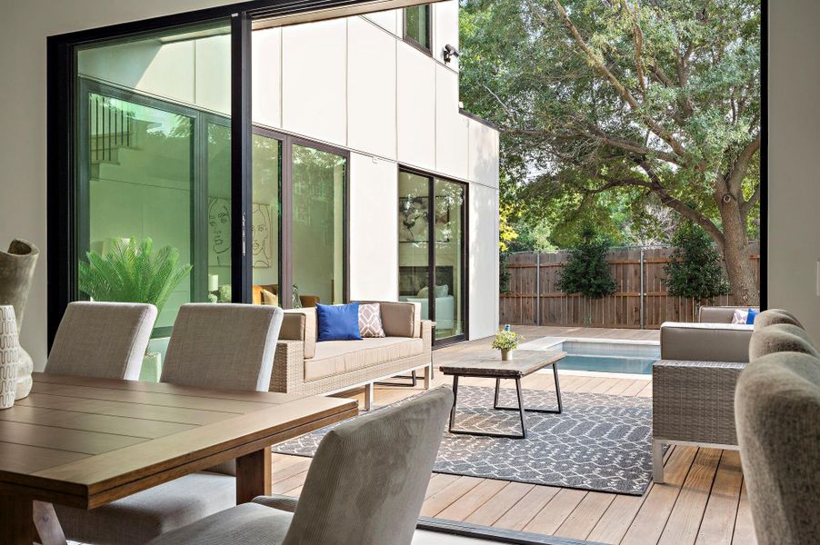 Furnished interior view inside a new home in , Austin (Image 29).