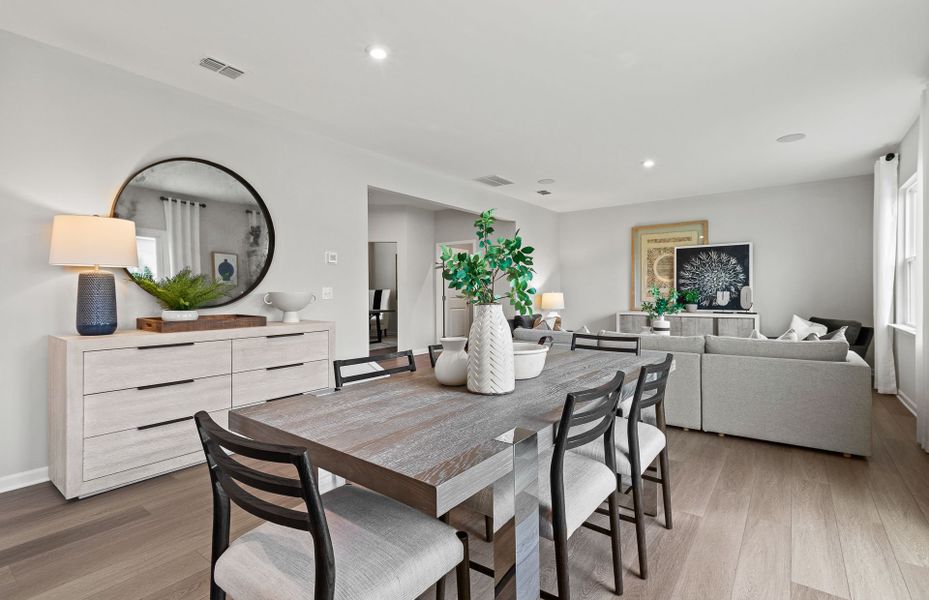 Representative furnished interior of a home built from the Rosella by Centex in Ember, Jasper (Image 5).