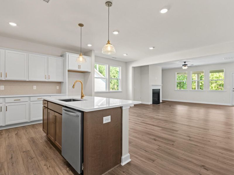 Furnished interior view inside a new home in Sage on North Main, Wake Forest (Image 7).
