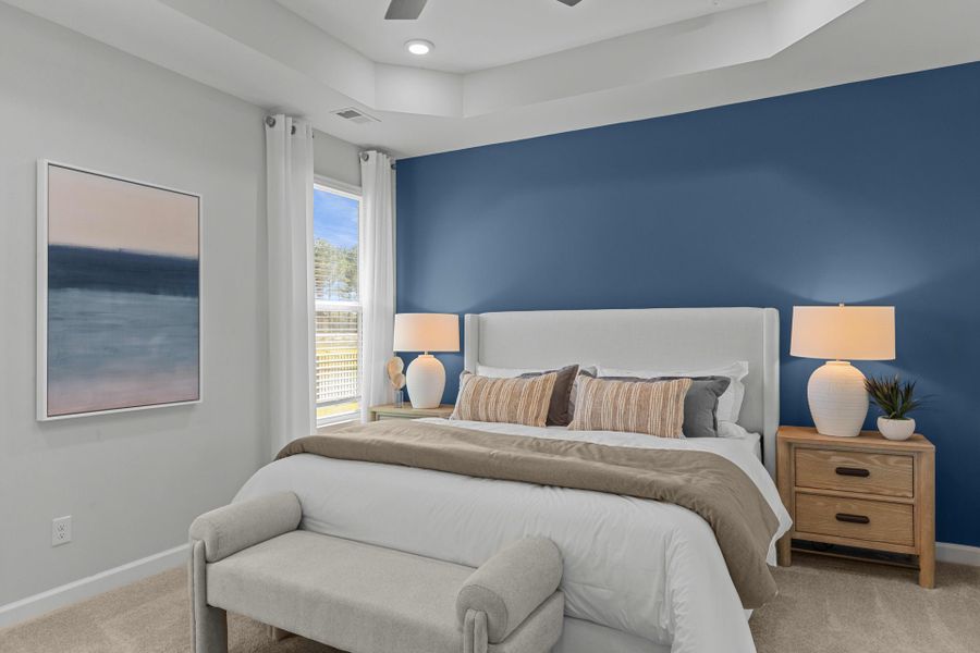 Representative furnished interior of a home built from the The Orchid by Chesapeake Homes in Coastal Club of the Carolinas, Calabash (Image 29).