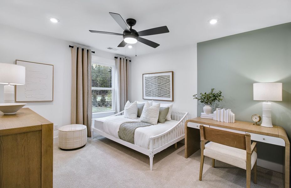 Furnished interior view inside a new home in Hunters Creek, Flowery Branch (Image 6).