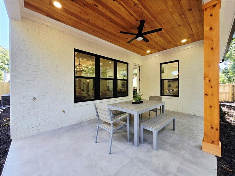 Furnished interior view inside a new home in , Atlanta (Image 26).