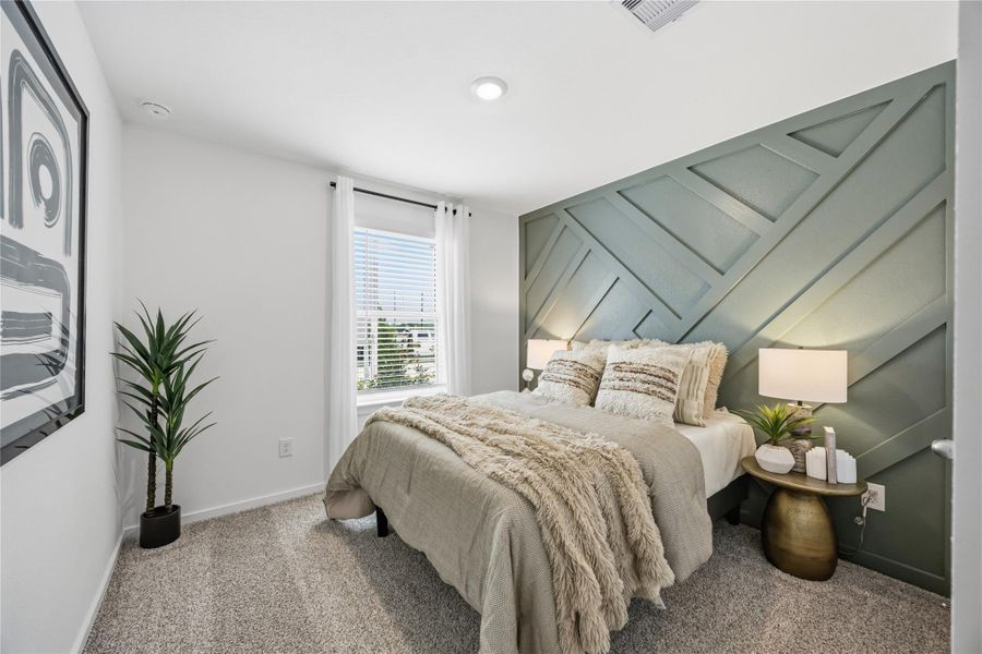 Furnished interior view inside a new home in , Houston (Image 17).