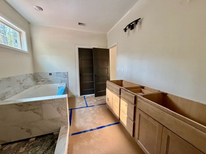 In-progress construction of a new home in Forrest Farms, Greenville, GA (Image 8).
