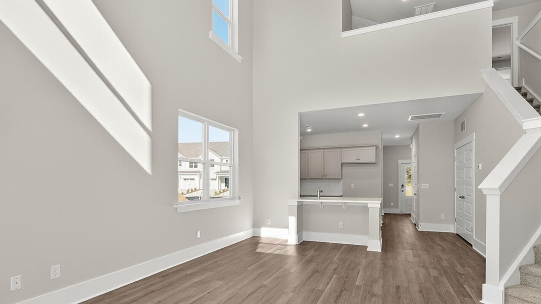 Spacious, unfurnished interior of a new home in Indigo Preserve Townhomes, Leland (Image 21).