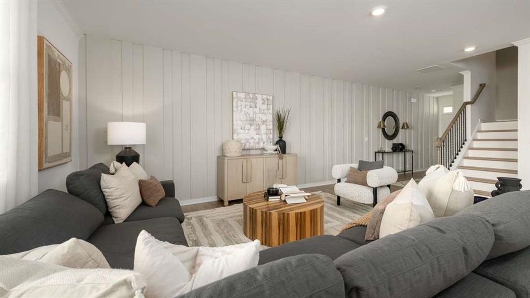 Furnished interior view inside a new home in Rosewood Farms, Acworth (Image 7).