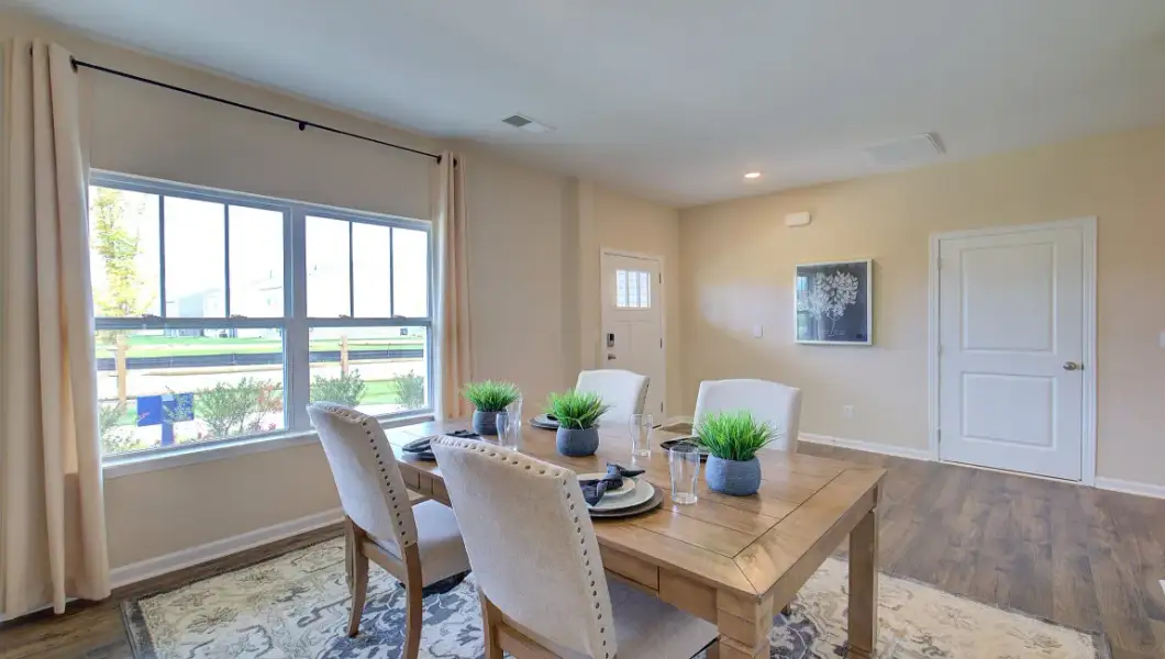 Furnished interior view inside a new home in Rydele Heights - Express, Asheville (Image 10).