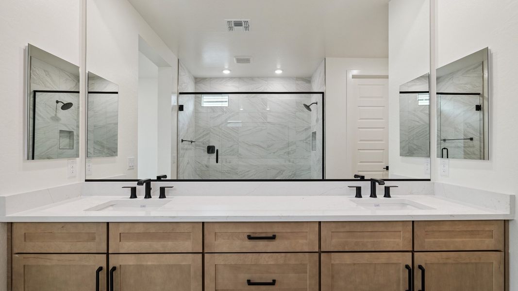 Furnished interior view inside a new home in The Ridge at Stone Butte, Phoenix (Image 13).
