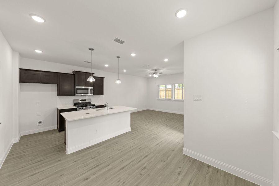 Furnished interior view inside a new home in Town Park, Princeton (Image 4).