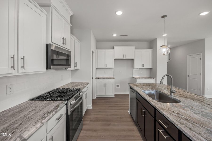 Furnished interior view inside a new home in Woodland Crossing, Zebulon (Image 4).