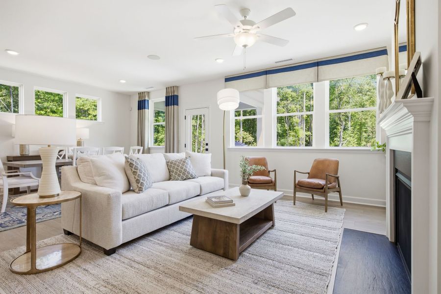 Representative furnished interior of a home built from the The Ashport K by Davidson Homes LLC in Montrose, Aberdeen (Image 18).