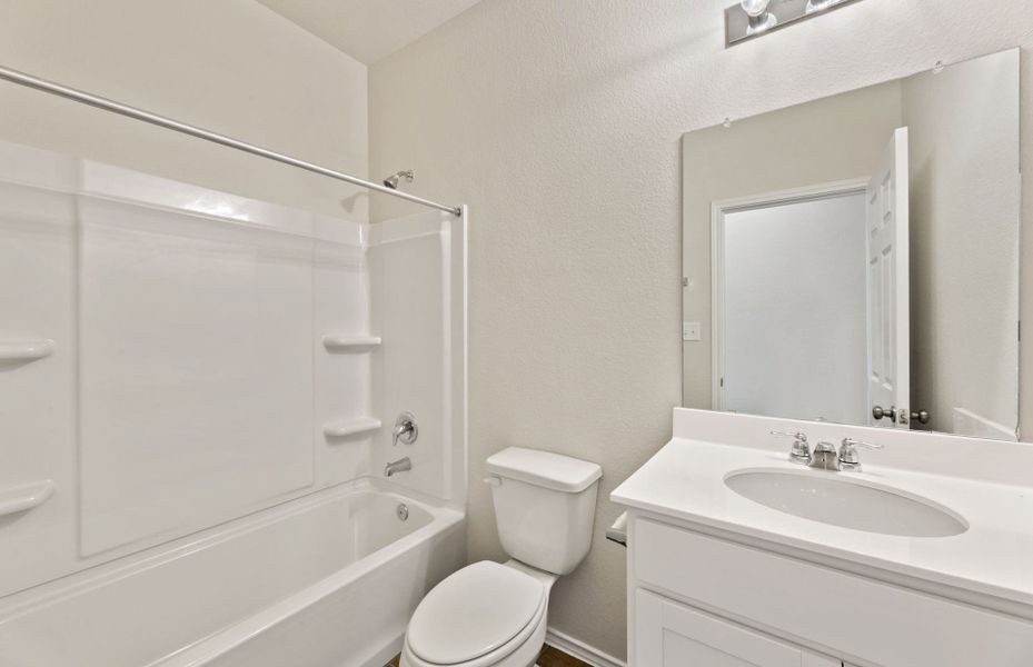 Furnished interior view inside a new home in La Cima, San Marcos (Image 3).