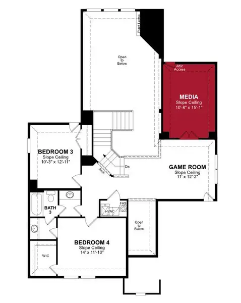 2D floor plan layout of this home in Valencia on the Lake, Little Elm, TX (Image 3). 2D floor plan layout of this home in Valencia on the Lake, Little Elm, TX (Image 3).