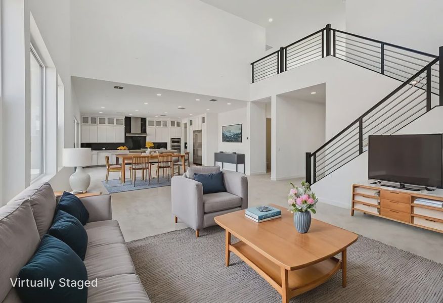 Virtually Staged Great Room - 6 of 12