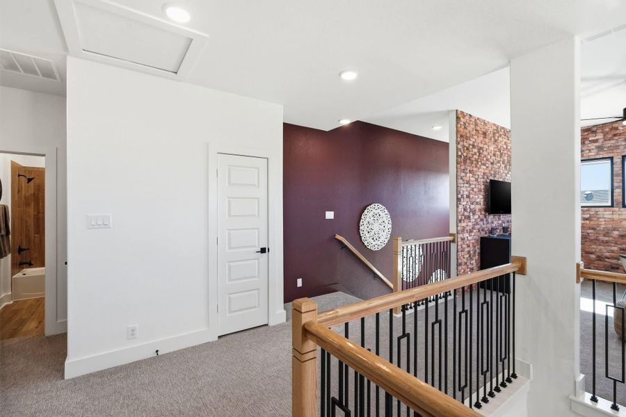 Furnished interior view inside a new home in Prominence, San Antonio (Image 46).
