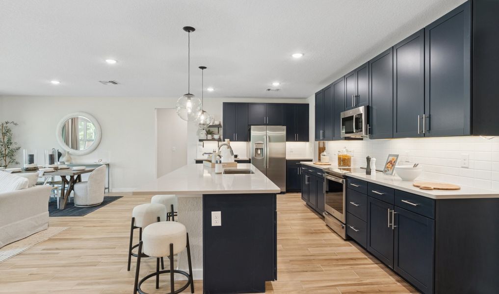 Kitchen with center island