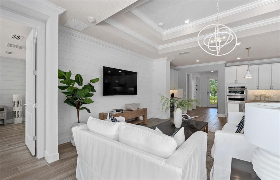 Furnished interior view inside a new home in Del Webb Sunbridge, St. Cloud (Image 31).