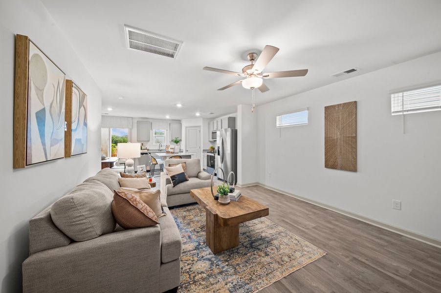 Furnished interior view inside a new home in Champions Village at Cherry Hill, Pendleton (Image 14).