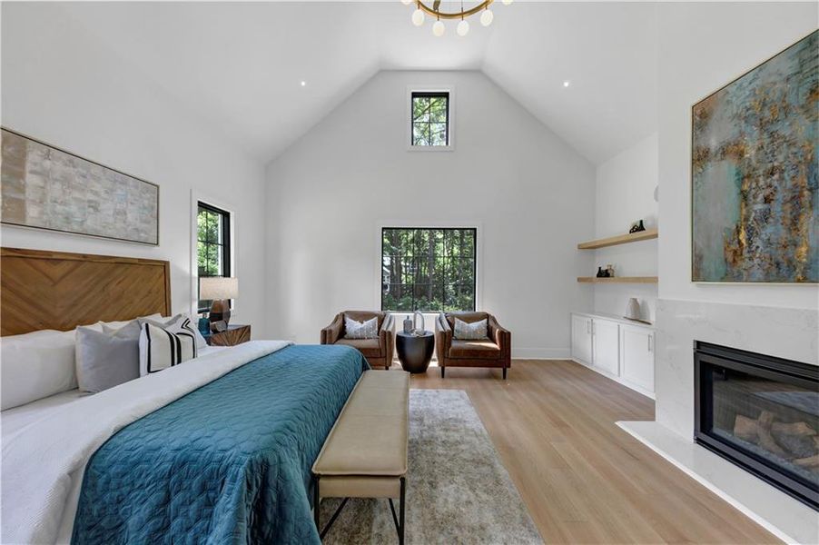 Furnished interior view inside a new home in , Marietta (Image 17).