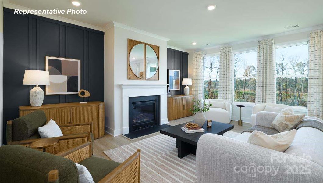 Furnished interior view inside a new home in Westport, York (Image 36).