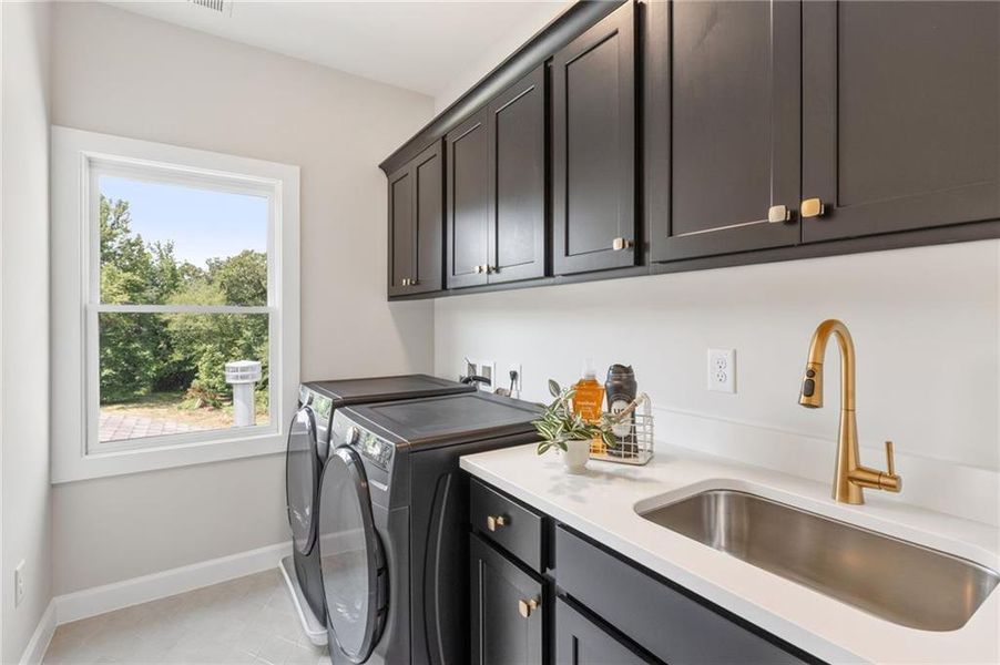 Furnished interior view inside a new home in The Tillery, Marietta (Image 26).