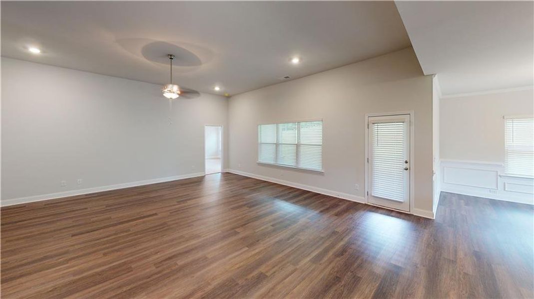Spacious, unfurnished interior of a new home in Holliday Pass, Griffin (Image 18). Spacious, unfurnished interior of a new home in Holliday Pass, Griffin (Image 18).