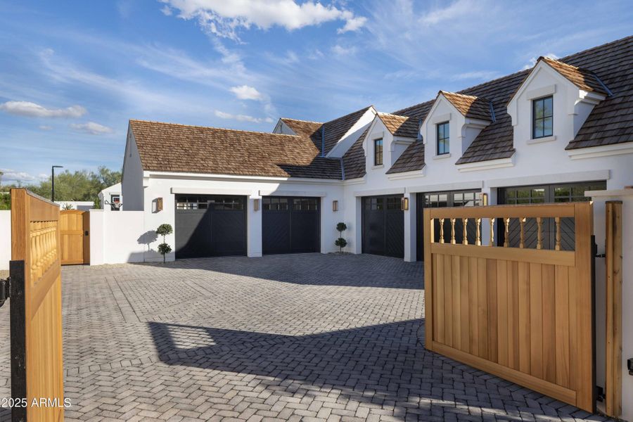 Gated motor court Gated motor court