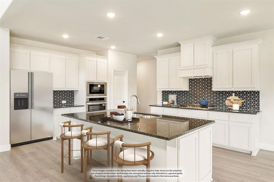 Furnished interior view inside a new home in Trees Farm, DeSoto (Image 9). Furnished interior view inside a new home in Trees Farm, DeSoto (Image 9).