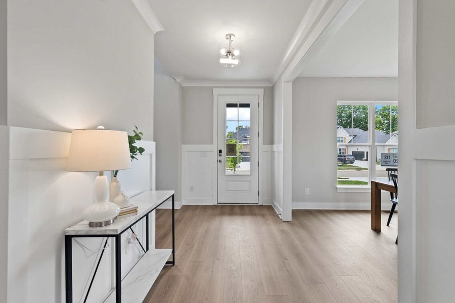 Furnished interior view inside a new home in Westfield Manor Homes, Gallatin (Image 10).