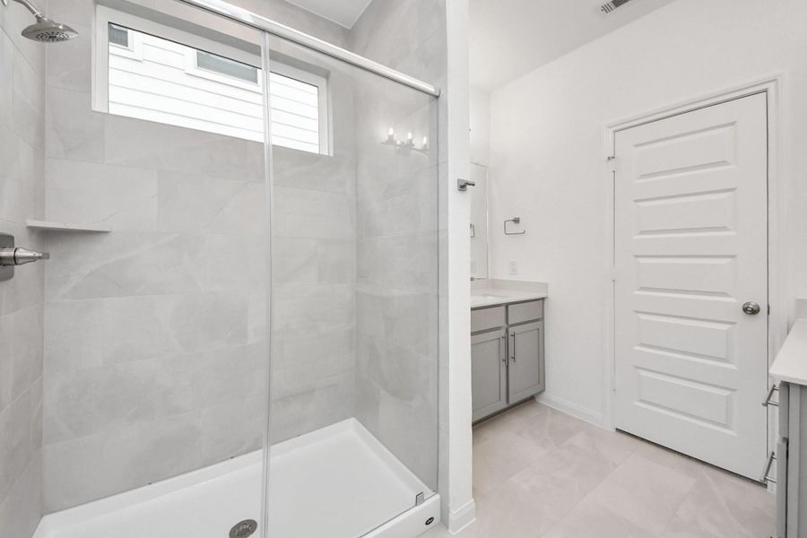 Furnished interior view inside a new home in Elyson, Katy (Image 8).