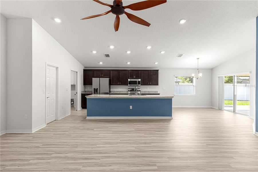 Furnished interior view inside a new home in , Ocala (Image 6). Furnished interior view inside a new home in , Ocala (Image 6).