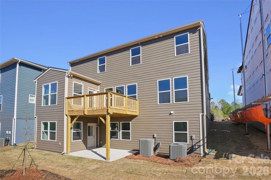 Exterior details and patio area of a home in Cannon Run, Concord (Image 24).