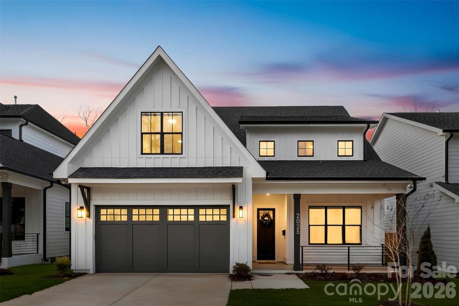 Front exterior of a new home in , Charlotte, NC, highlighting curb appeal (Image 2). Front exterior of a new home in , Charlotte, NC, highlighting curb appeal (Image 2).