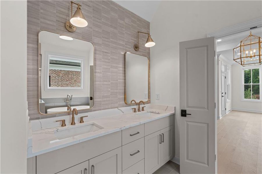 Furnished interior view inside a new home in Park Walke, Alpharetta (Image 13).