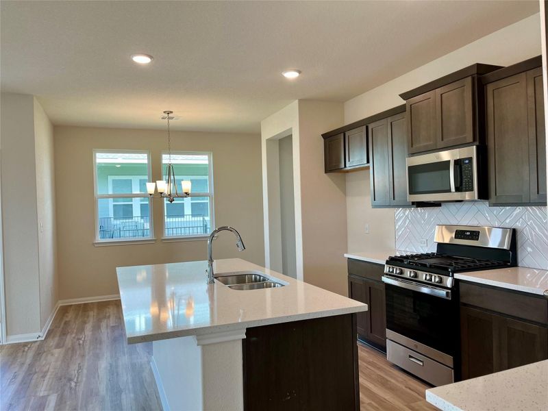 Furnished interior view inside a new home in Anthem Cottages, Kyle (Image 6). Furnished interior view inside a new home in Anthem Cottages, Kyle (Image 6).