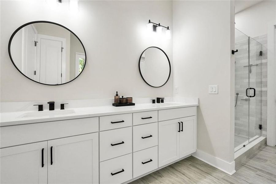 Furnished interior view inside a new home in , Winston (Image 6).