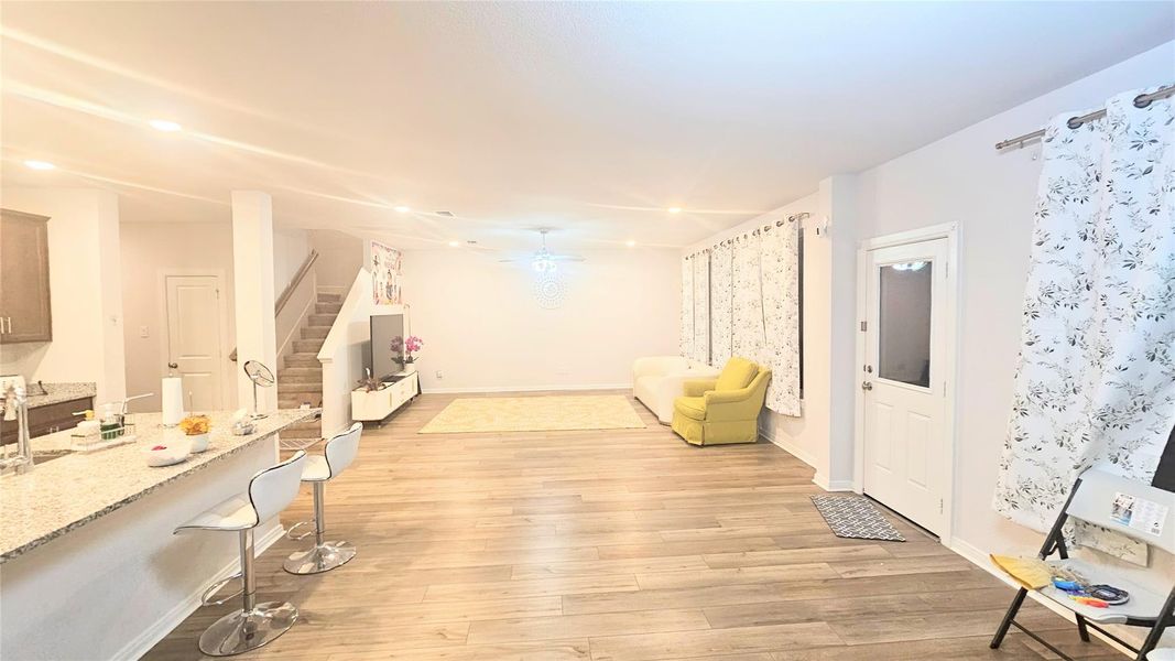 Furnished interior view inside a new home in Towne Lake 50', Cypress (Image 8). Furnished interior view inside a new home in Towne Lake 50', Cypress (Image 8).