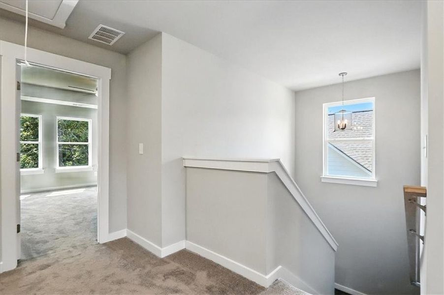 Spacious, unfurnished interior of a new home in Traditions of Braselton, Jefferson (Image 52).