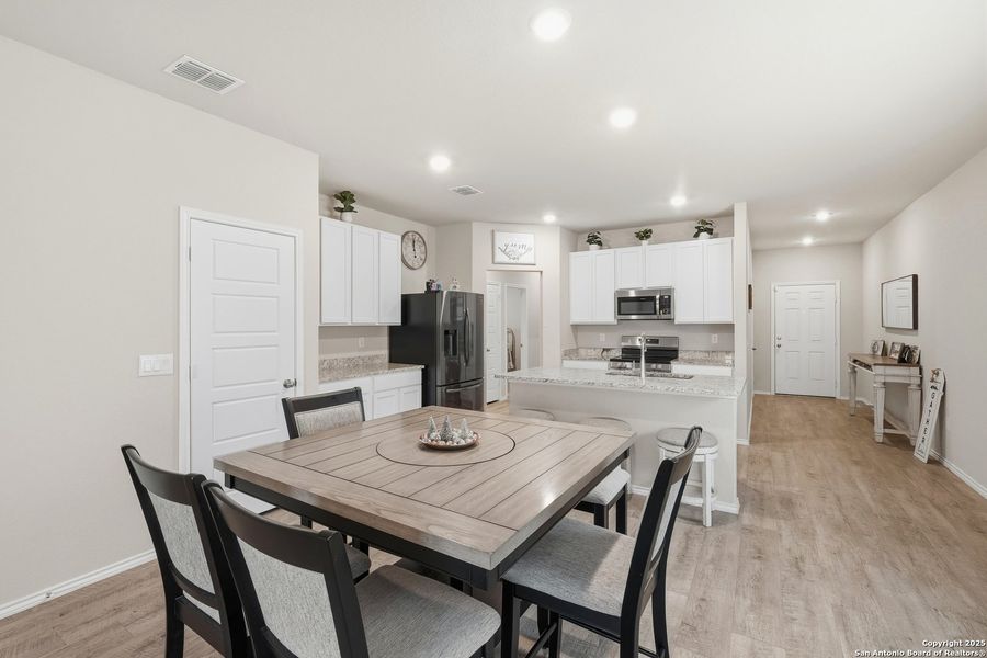 Furnished interior view inside a new home in , San Antonio (Image 10). Furnished interior view inside a new home in , San Antonio (Image 10).