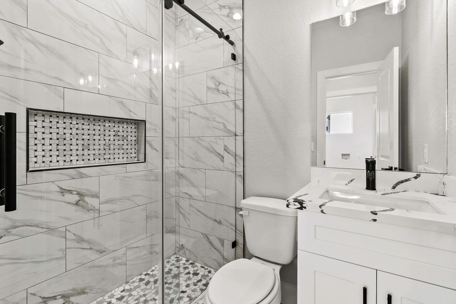 Furnished interior view inside a new home in , Trinity (Image 8).