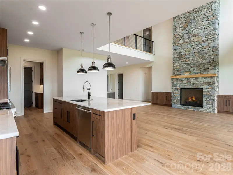 Furnished interior view inside a new home in , Hendersonville (Image 19).