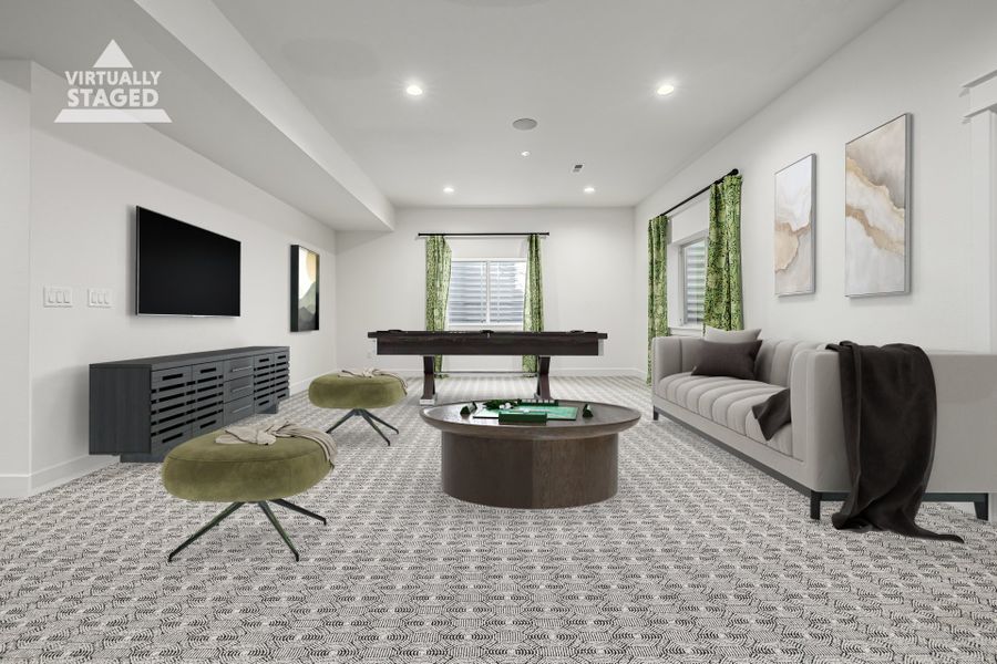 Furnished interior view inside a new home in Westerly, Erie (Image 20).
