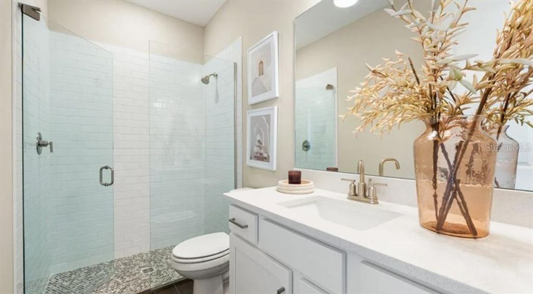 Furnished interior view inside a new home in Esplanade at Center Lake Ranch, St. Cloud (Image 12).