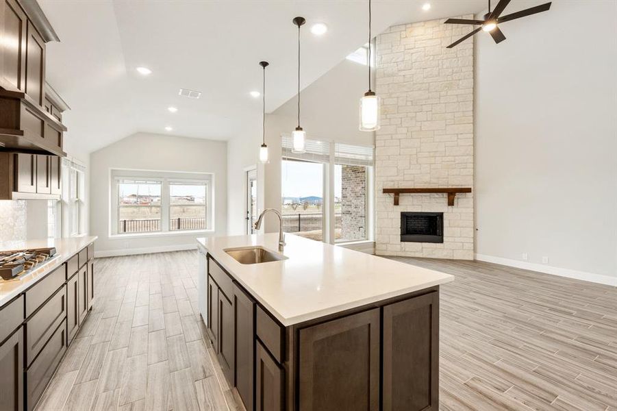 Furnished interior view inside a new home in Silo Mills, Joshua (Image 7).
