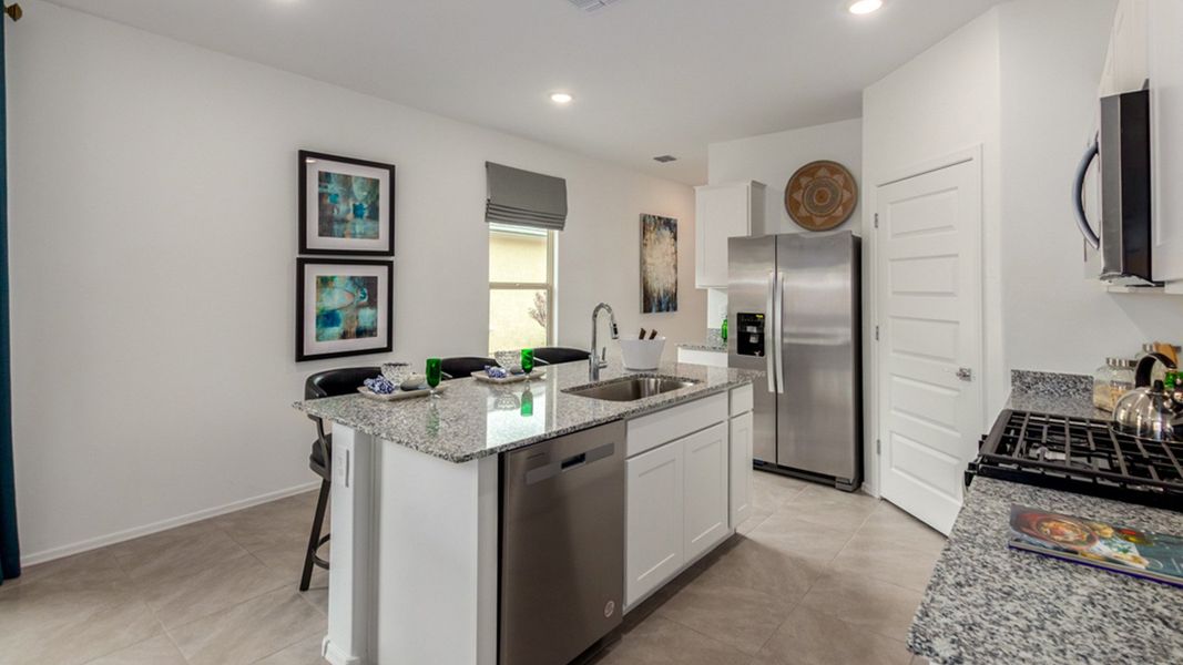 Furnished interior view inside a new home in Blackhawk, Tucson (Image 14).