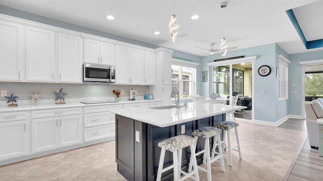 Furnished interior view inside a new home in , Daytona Beach (Image 35).